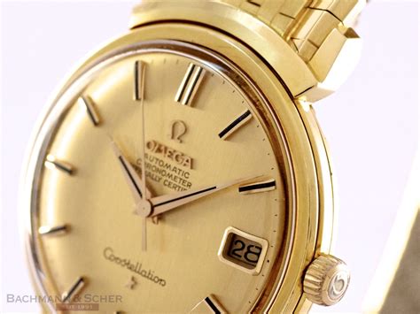 omega constellation gold watch 1960|old omega watches 1960s.